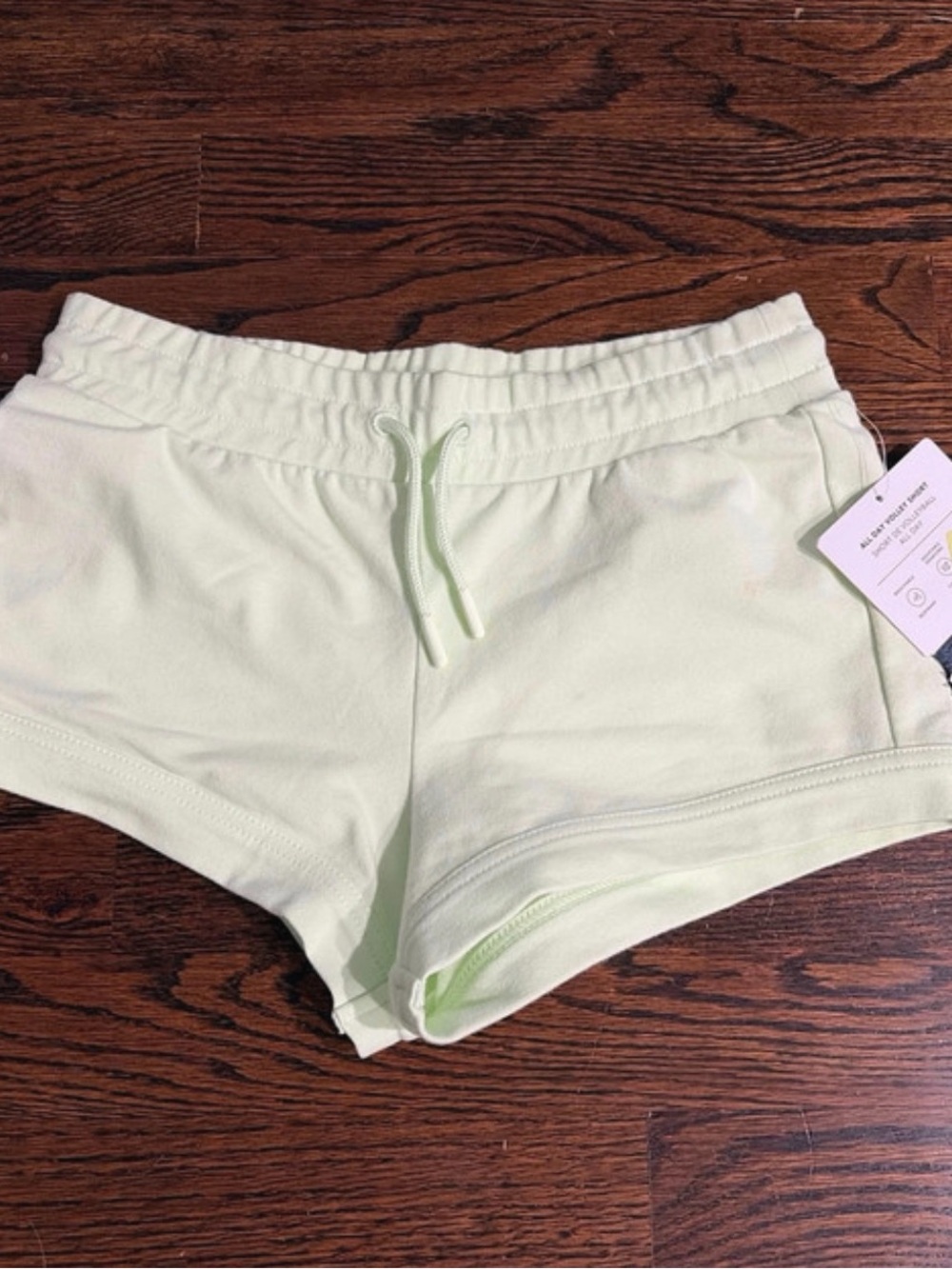 Athleta Girl Pale Mint Pull-On Athletic Shorts